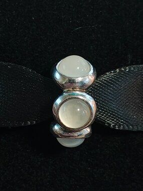 Retired Sterling Silver Moonstone Cabochon Bead – 790538MS